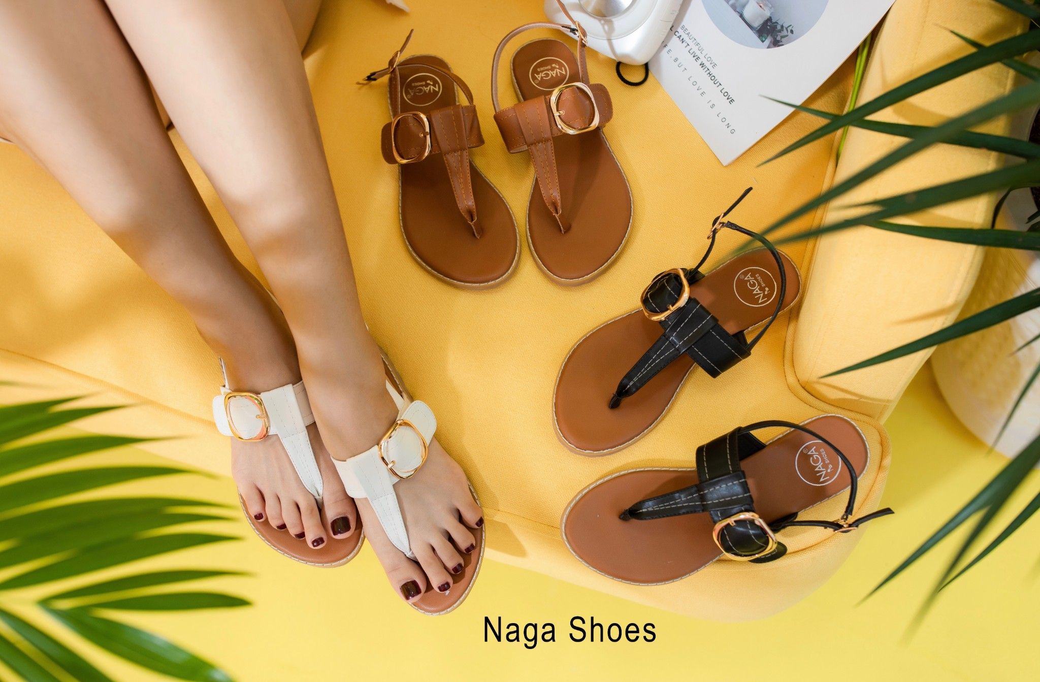 Giày Sandal Quai Kẹp Có Khóa NAS137