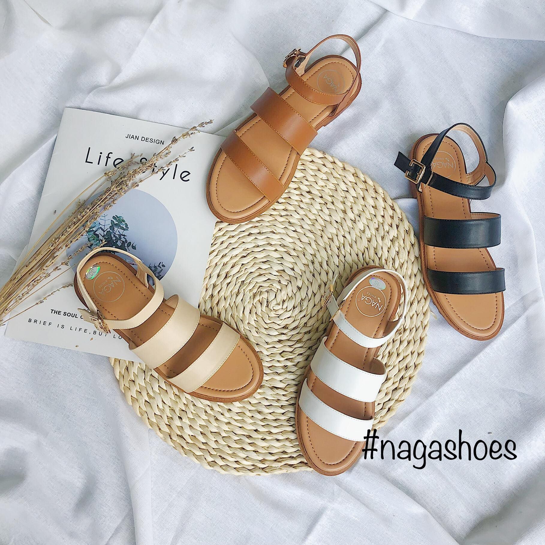 Giày Sandal 3 Quai Ngang NAS143