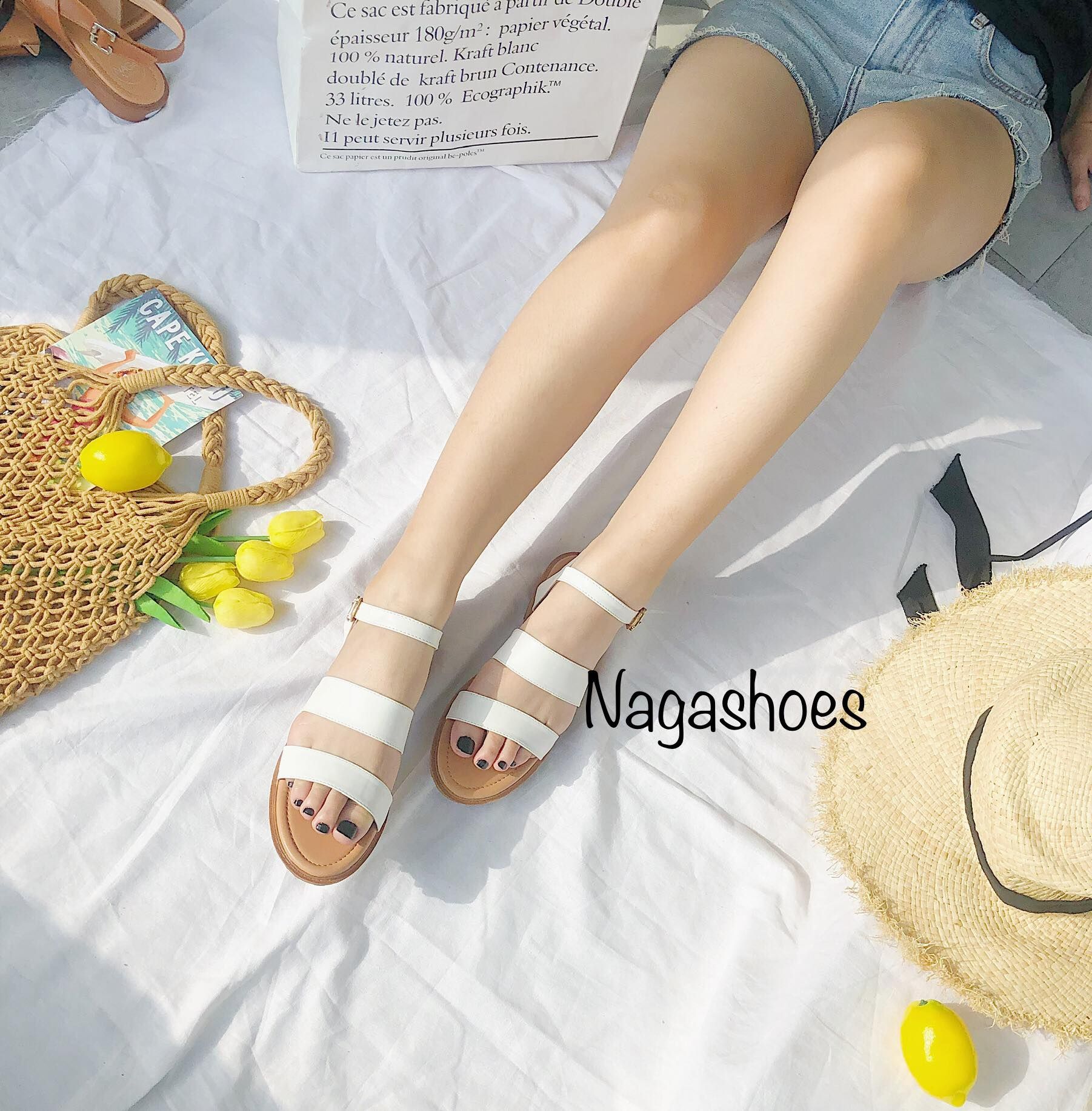Giày Sandal 3 Quai Ngang NAS143