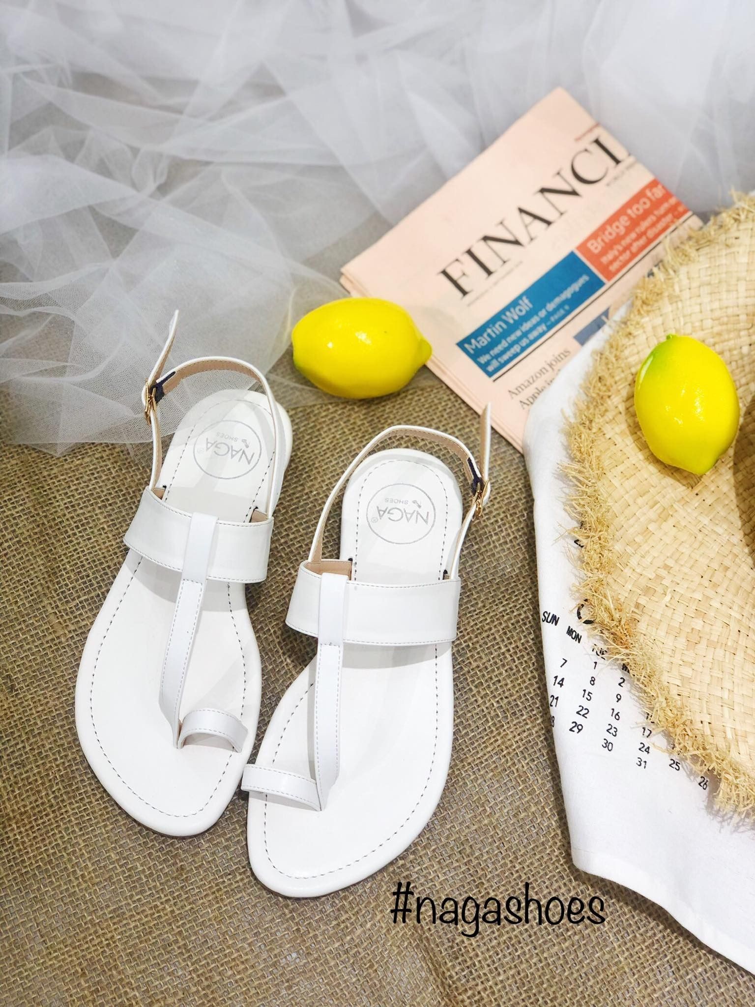 Giày Sandal Xỏ Ngón Quai Ngang NAS147