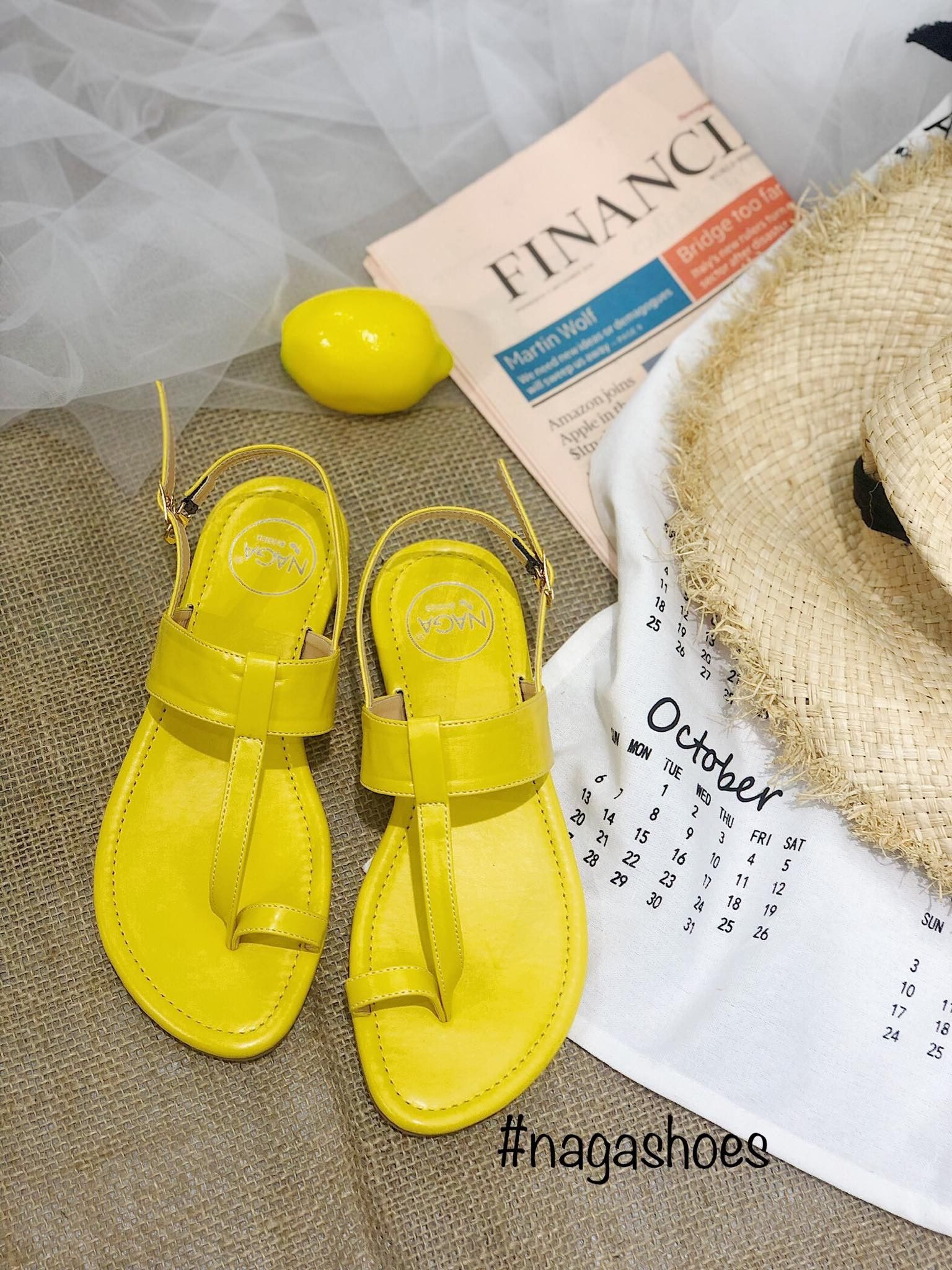 Giày Sandal Xỏ Ngón Quai Ngang NAS147