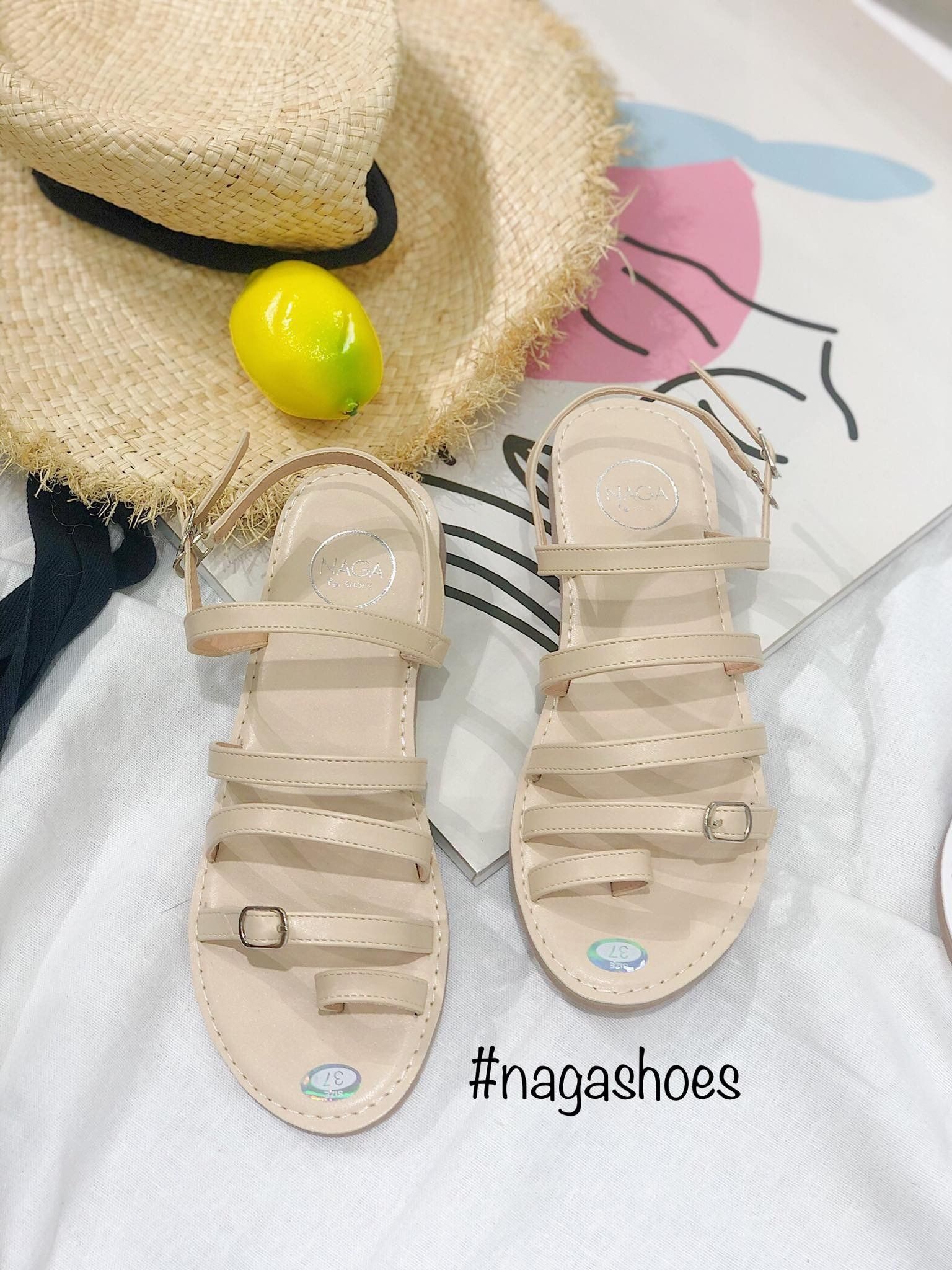 Giày Sandal Xỏ Ngón 3 Quai Khóa NAS148