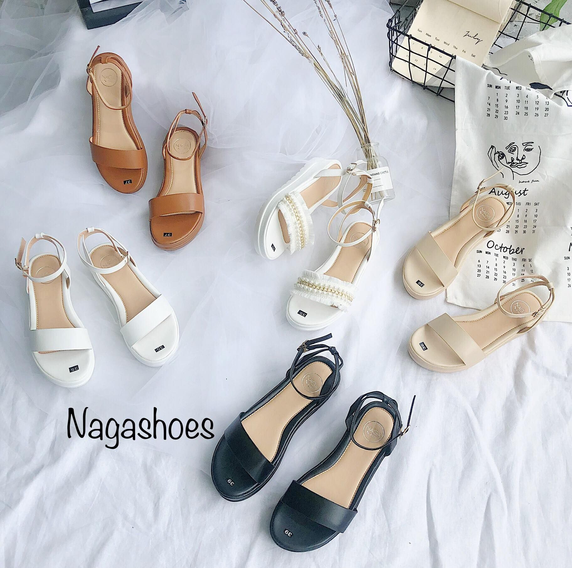 Sandal Quai Ngang 3 Phân NAS156