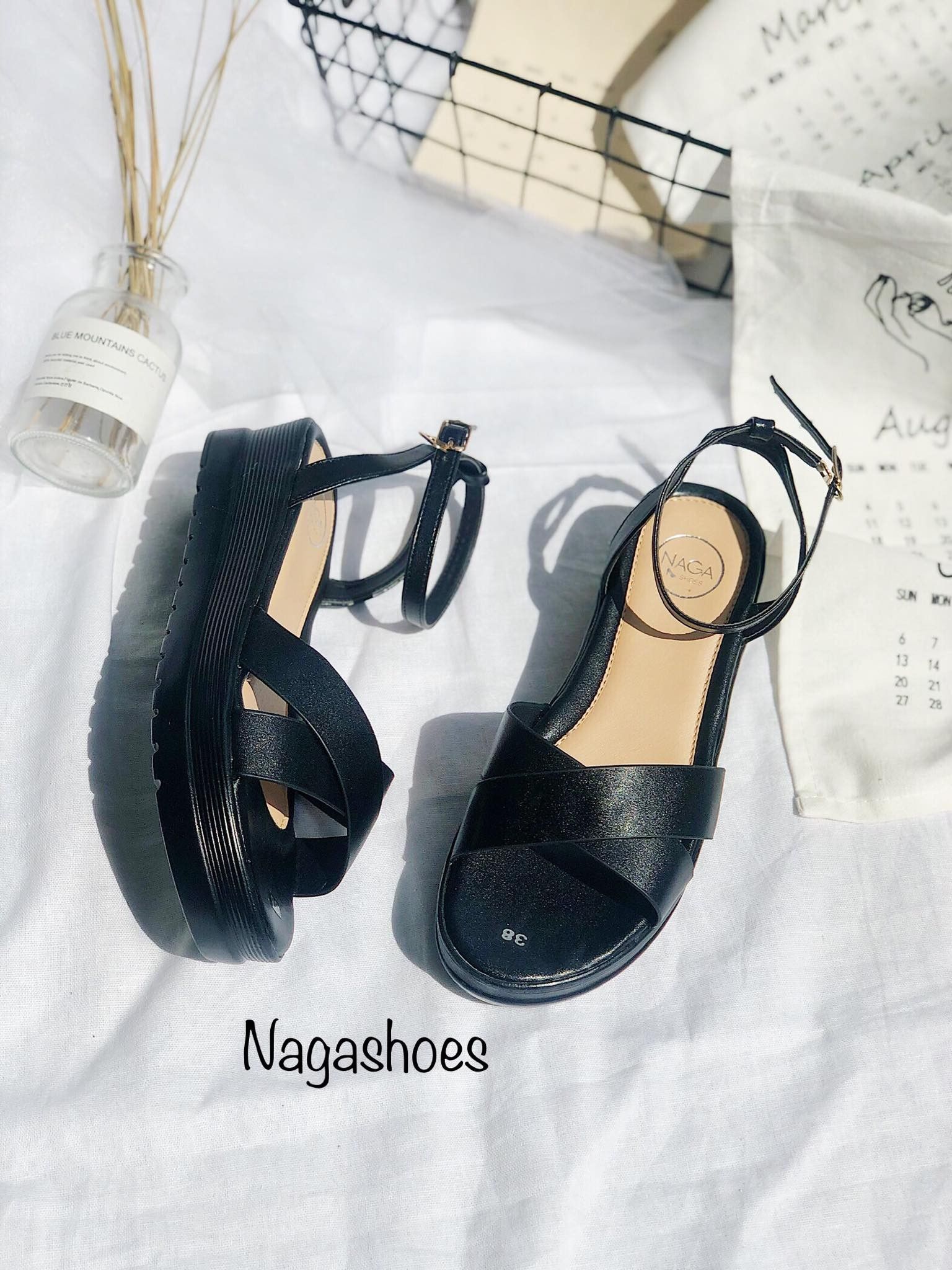 Sandal Quai Chéo 3 Phân NAS157