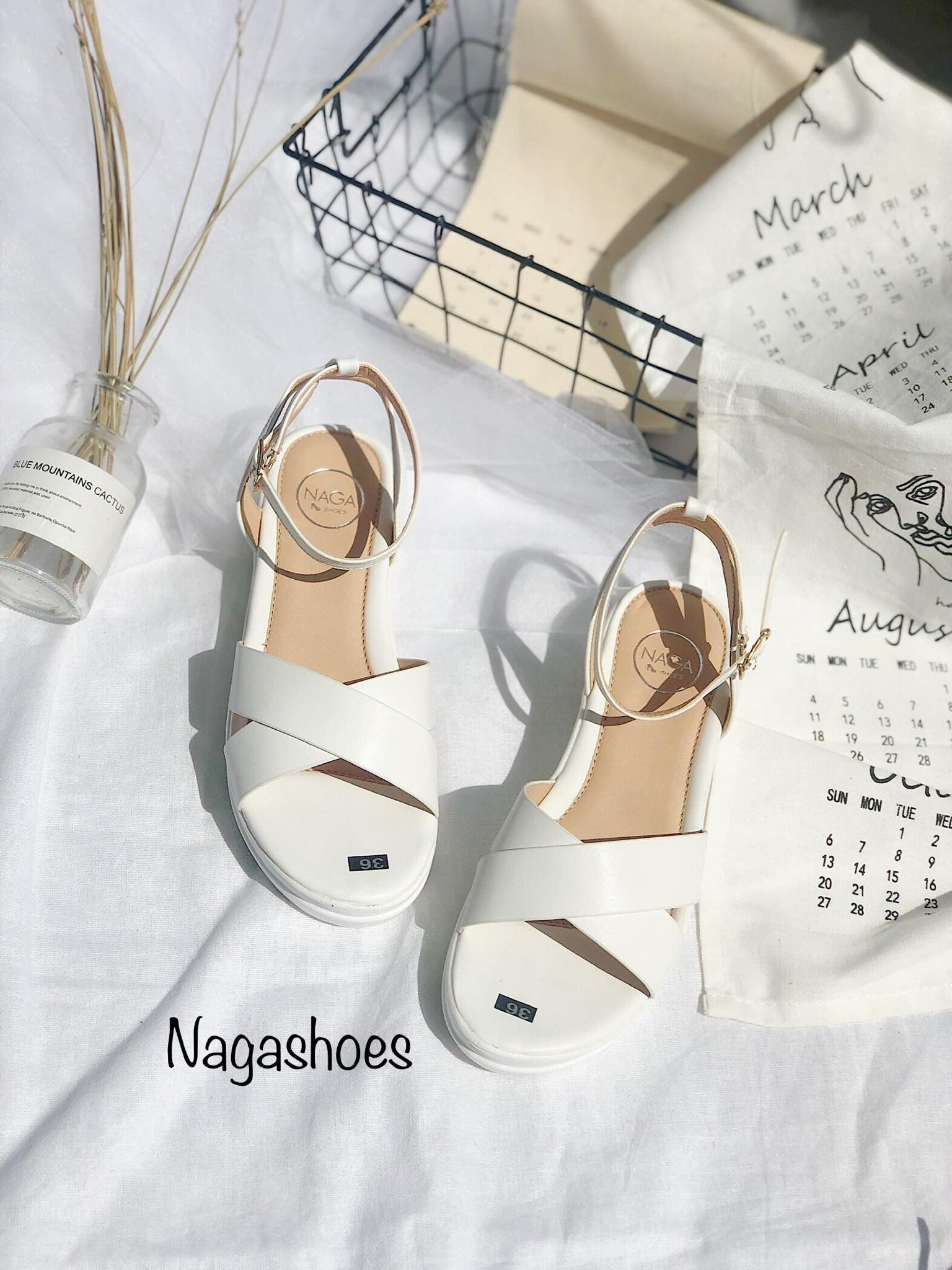 Sandal Quai Chéo 3 Phân NAS157