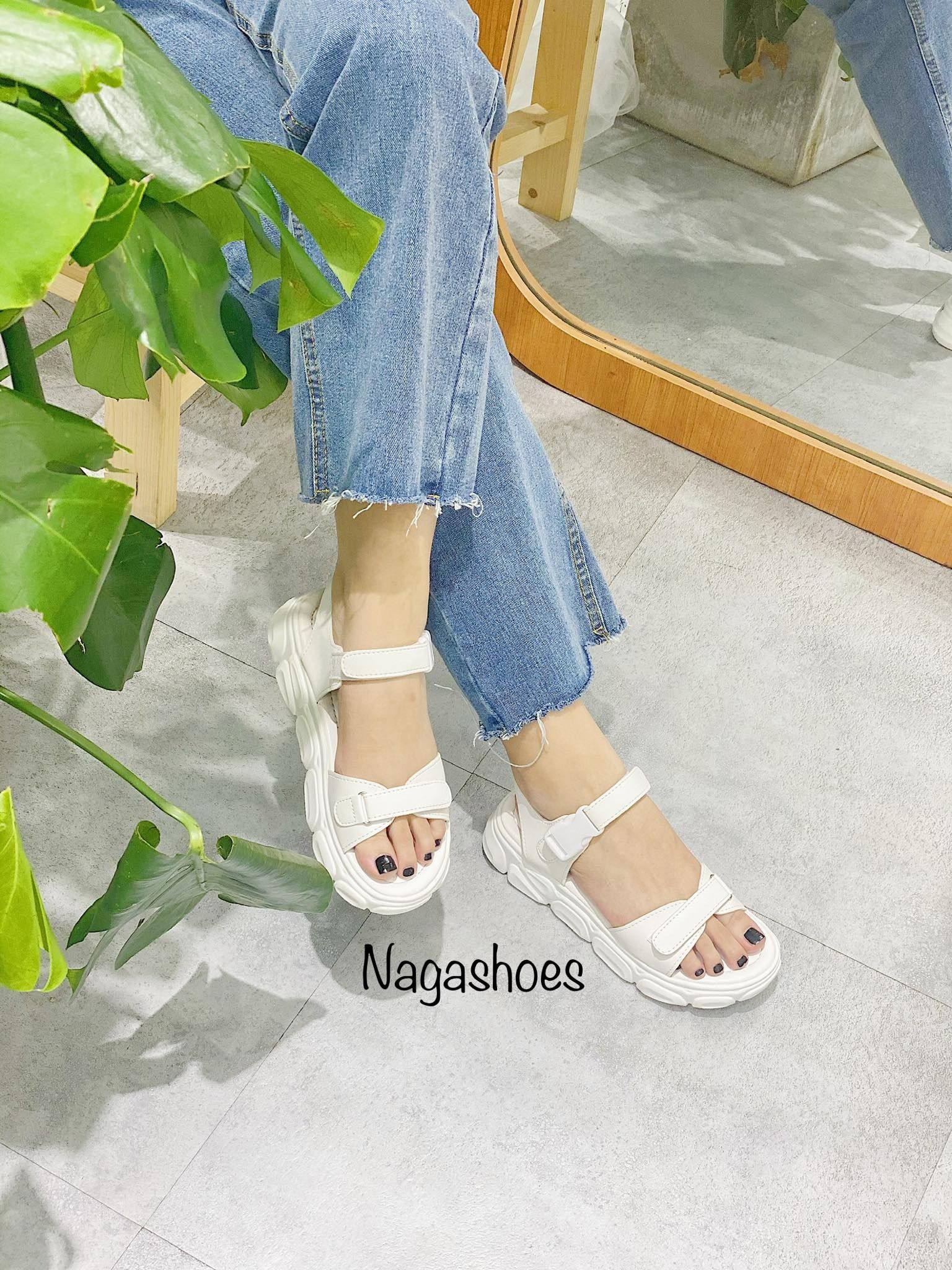 SANDAL THỂ THAO 1 QUAI KHÓA 4P NAS176