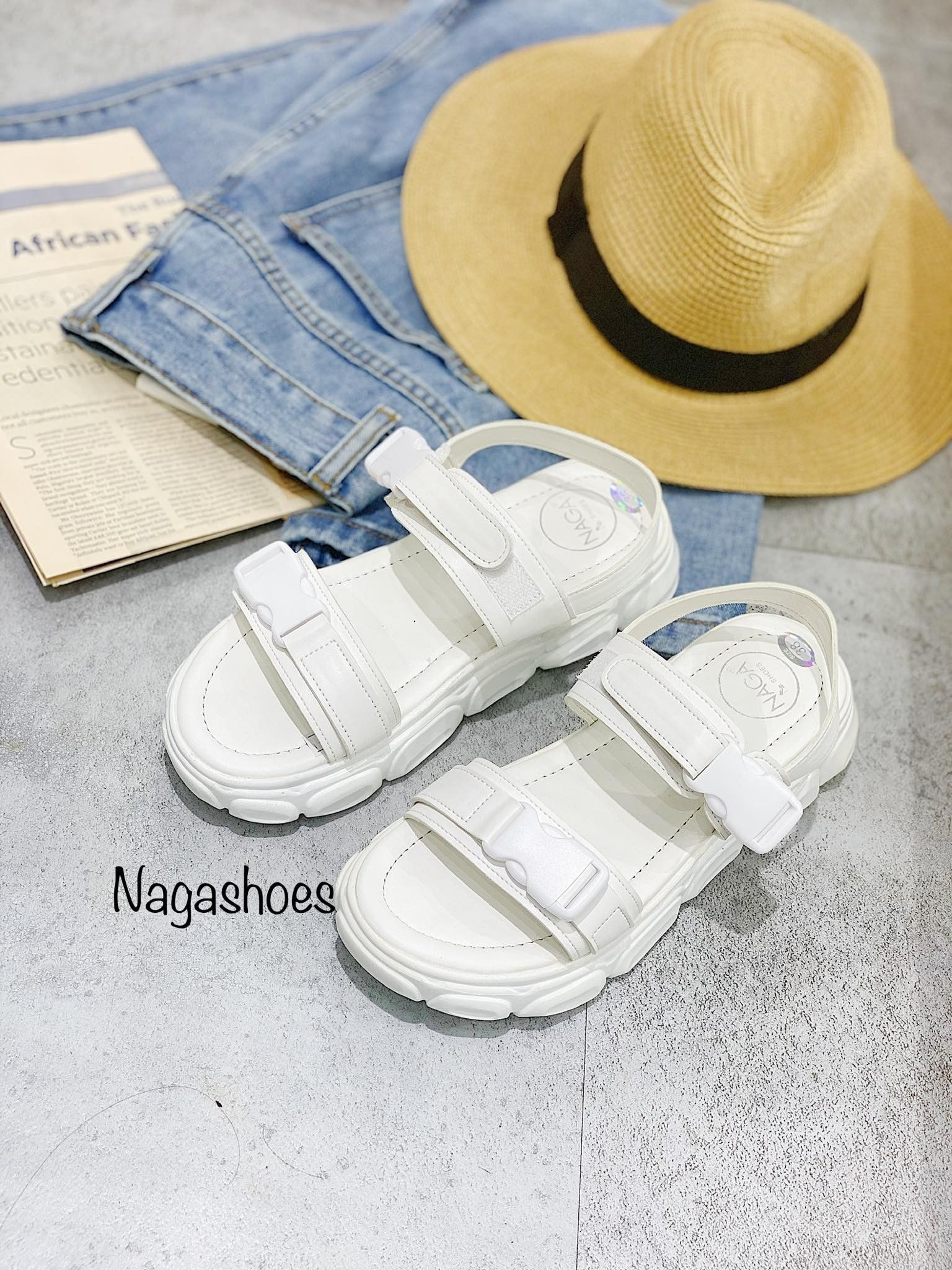 SANDAL THỂ THAO 2 QUAI KHÓA 4P NAS177