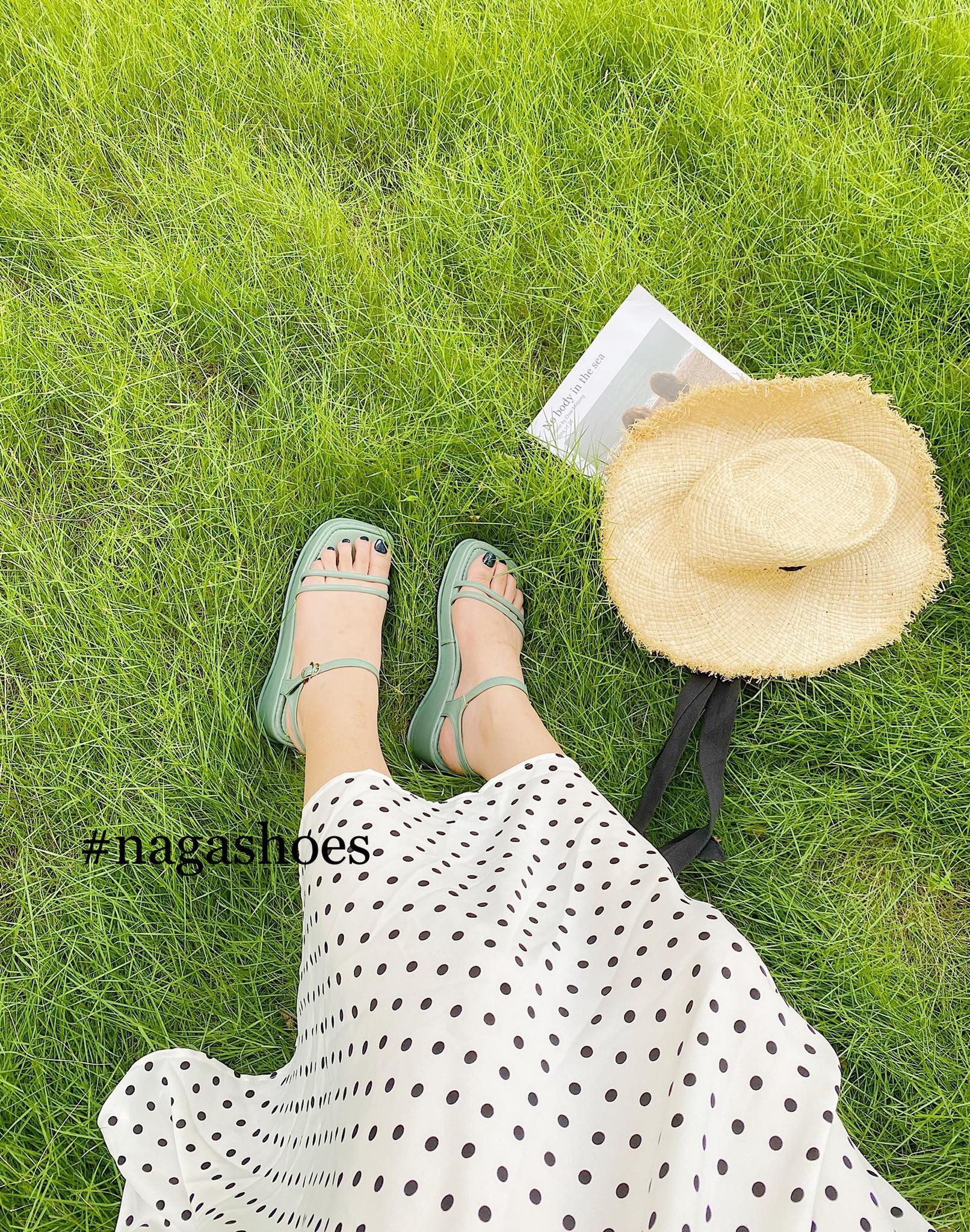 Sandal Đế Xuồng 2 Quai Ngang 6P NAS192