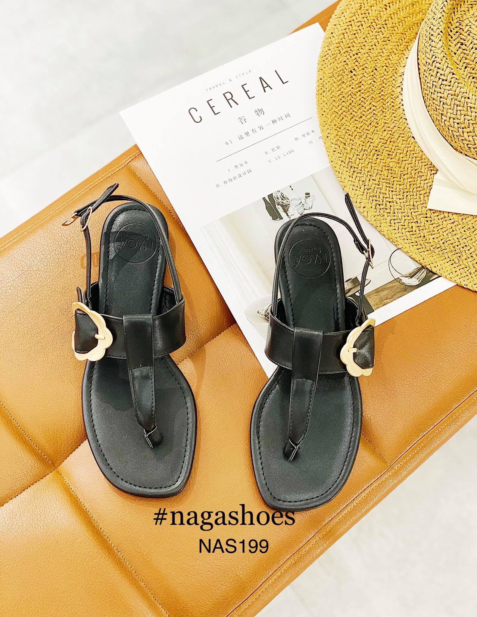 SANDAL QUAI KẸP KHÓA VÀNG NAS199