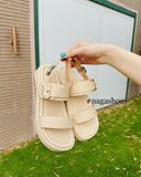  SANDAL NAGASHOES HAI QUAI NGANG BẢN TO KHÓA VUÔNG  4P NAS233 