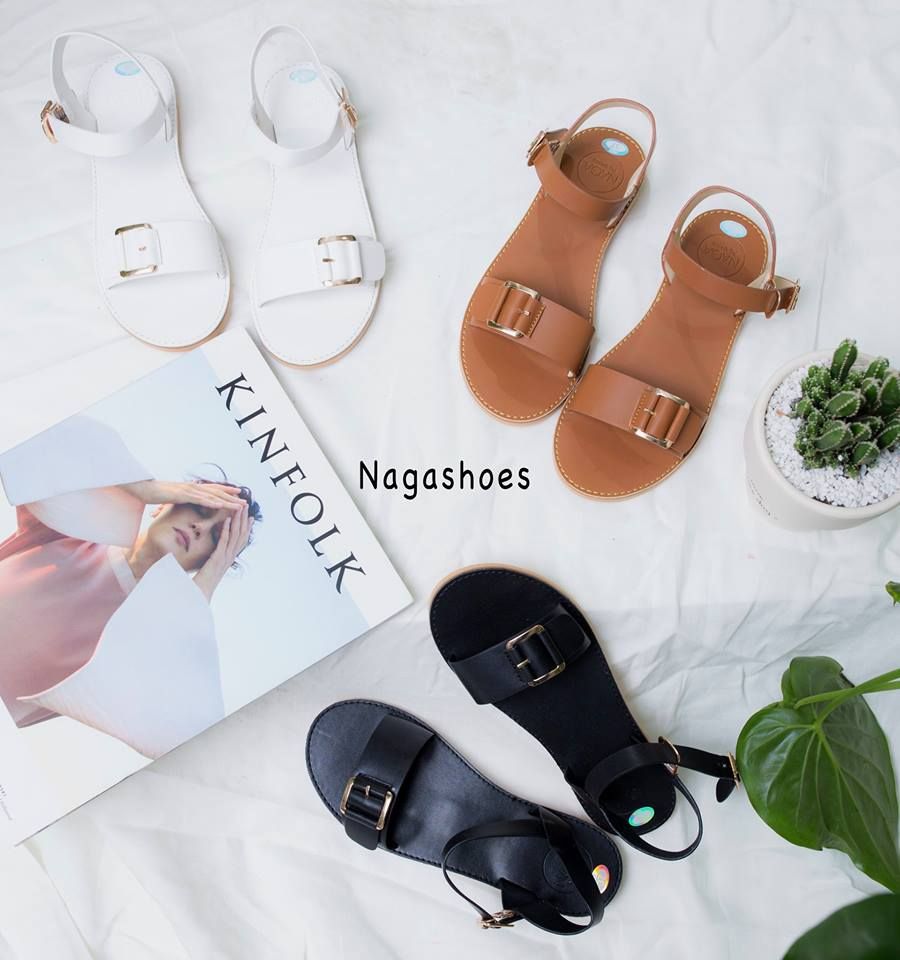 Sandal Quai Ngang Khóa Ngang NAS82