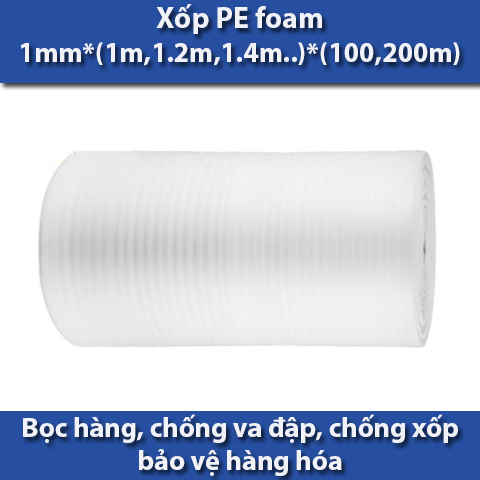 Cuộn mút xốp PE foam 1mm