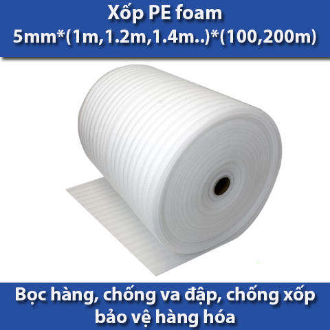 Cuộn mút xốp PE foam 5mm