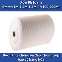 Cuộn mút xốp PE foam 6mm