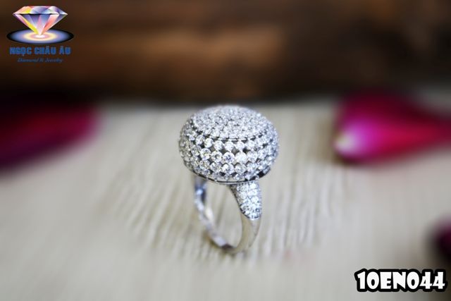 Nhẫn nữ Vàng Trắng 10EN044