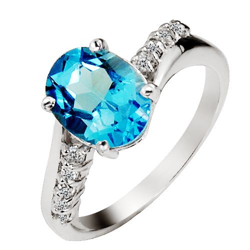 Blue Topaz - Oval
