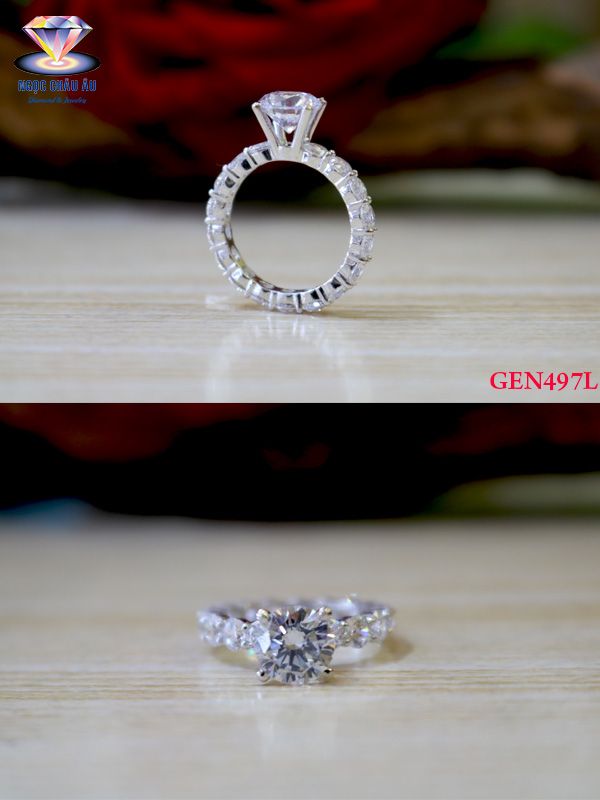 Nhẫn nữ Vàng Ý GEN497L