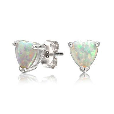 White Opal - Heart