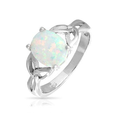 White Opal - Oval
