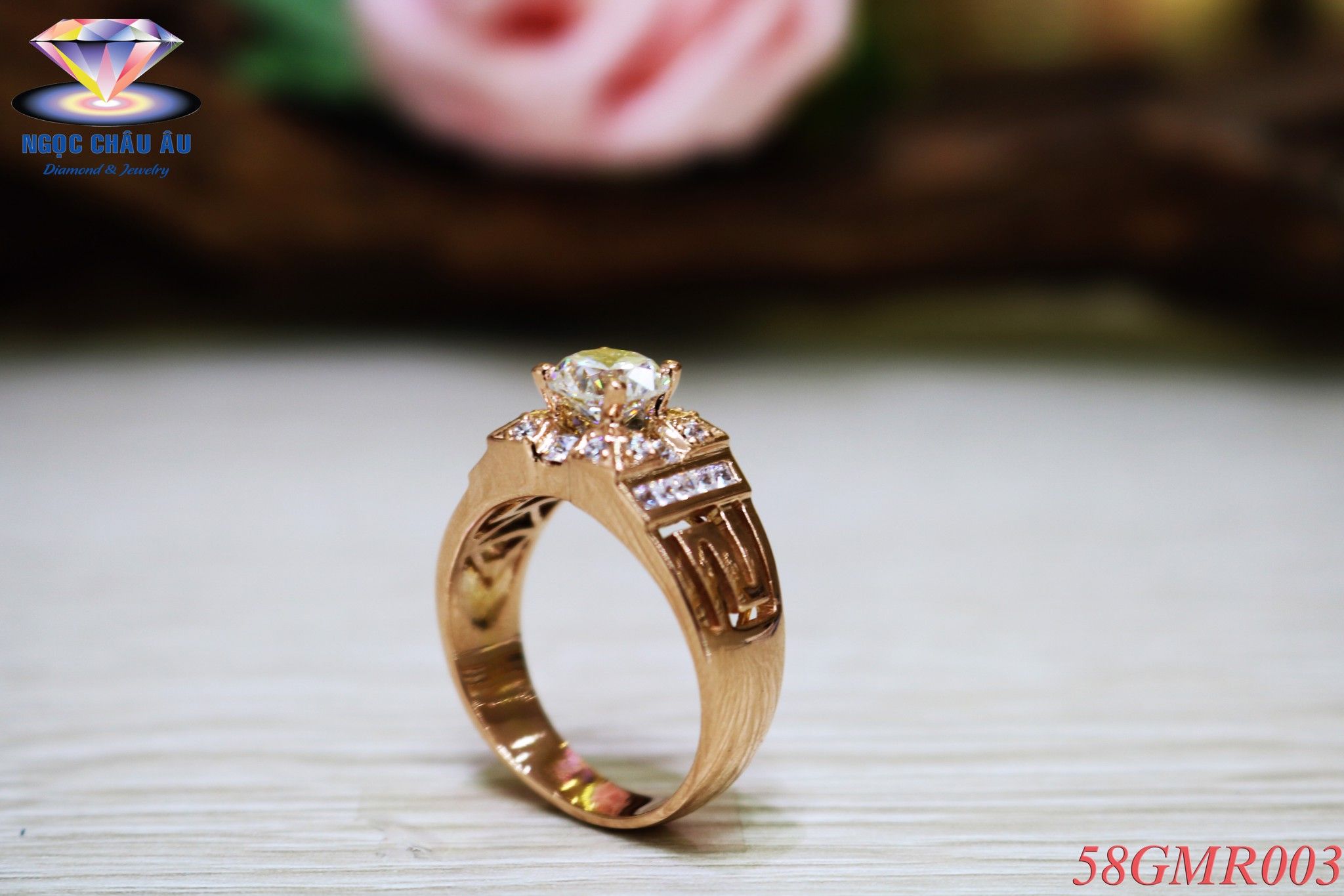 Nhẫn Nam Vàng 58GMR003