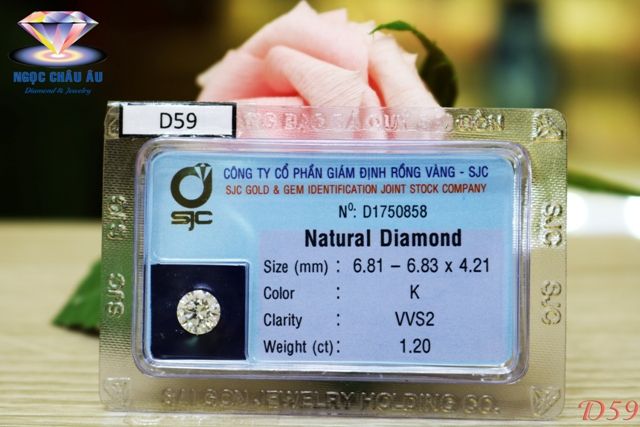 D59-Kim Cương Thiên Nhiên 6.81-6.83x4.21mm; 1.2ct; K/VVS2 (GIA 5263401811)
