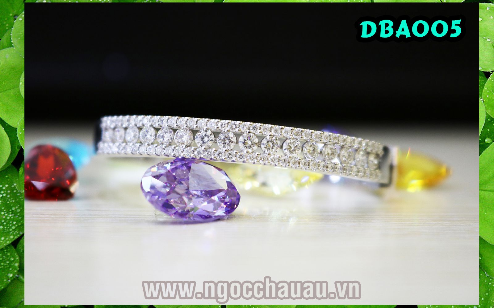 Vòng Tay Kim Cương Thiên Nhiên DBA005