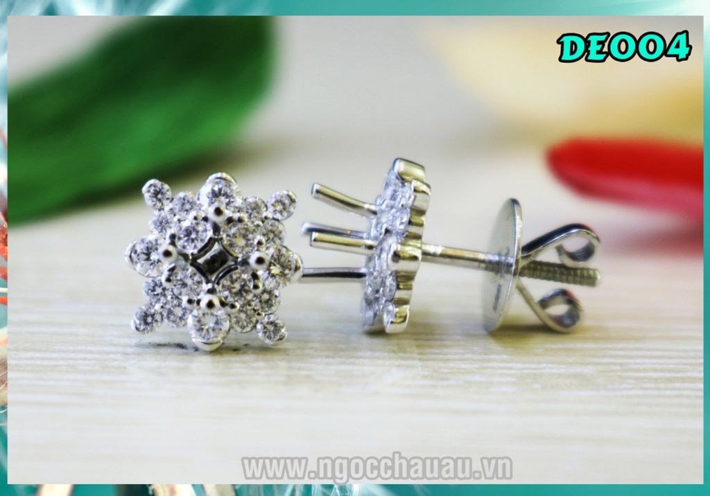 Hoa tai Kim Cương DE004