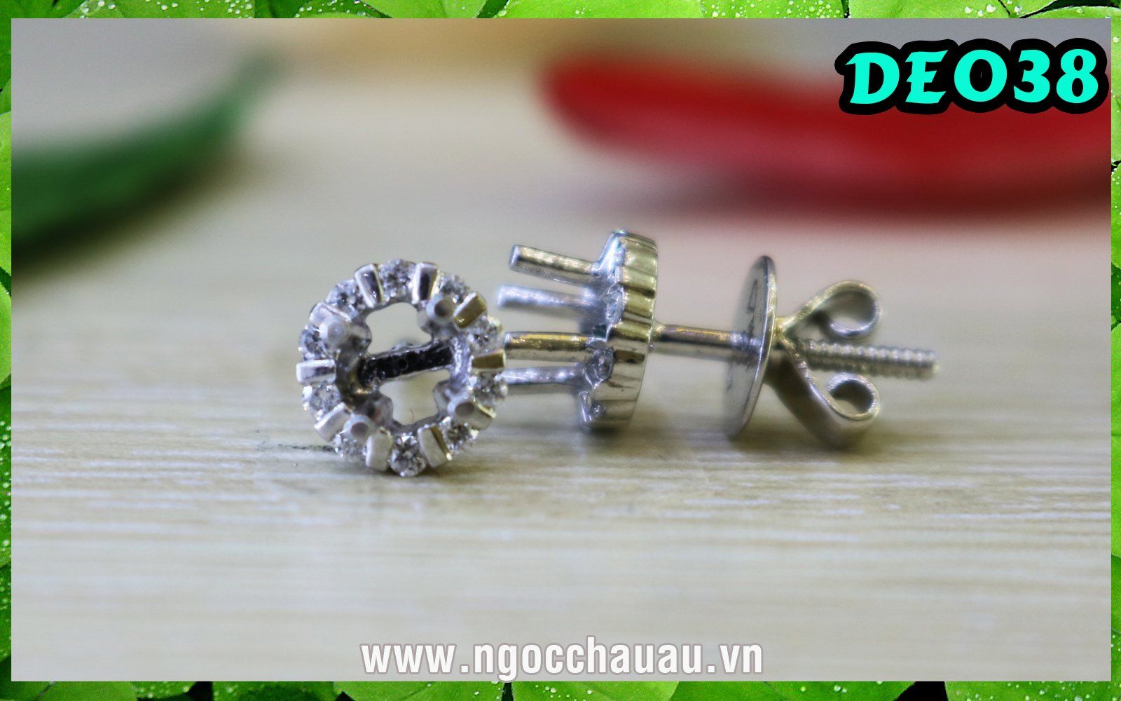 Hoa tai Kim Cương DE038