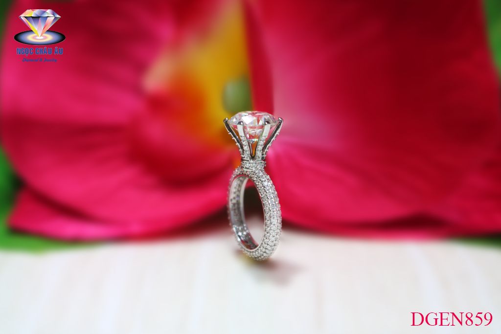 Nhẫn Kim Cương Thiên Nhiên DGEN859