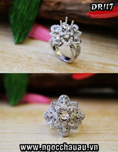 Nhẫn Kim Cương Thiên Nhiên DR117