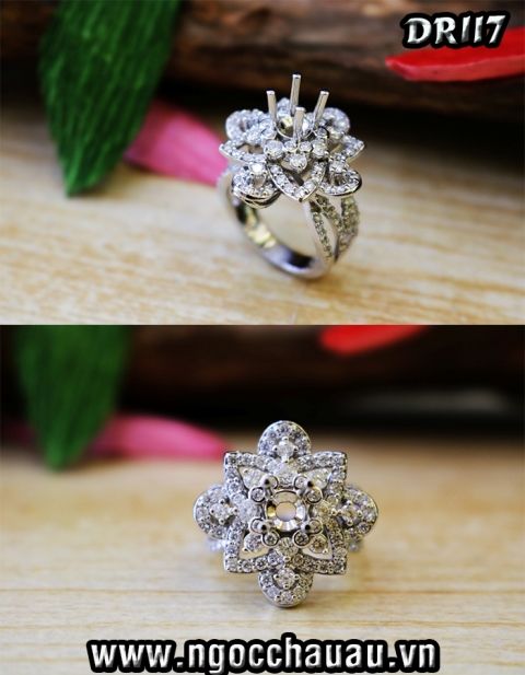 Nhẫn Kim Cương Thiên Nhiên DR117