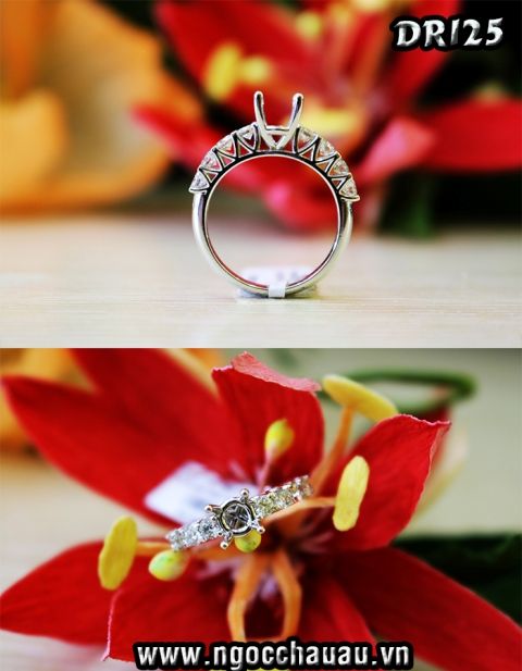 Nhẫn Kim Cương Thiên Nhiên DR125
