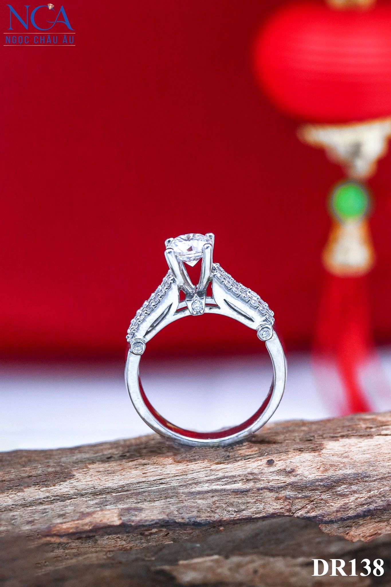 Nhẫn Kim Cương Thiên Nhiên DR138