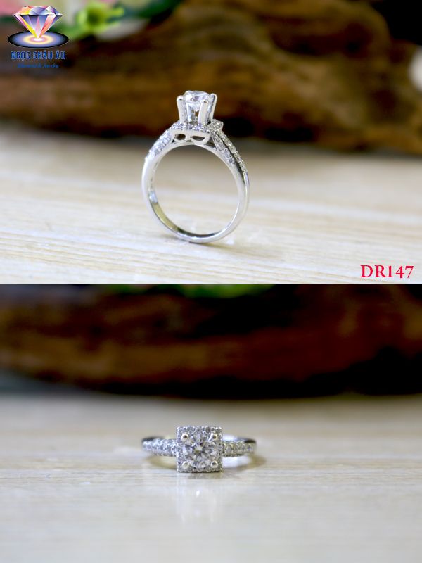 Nhẫn Kim Cương Thiên Nhiên DR147