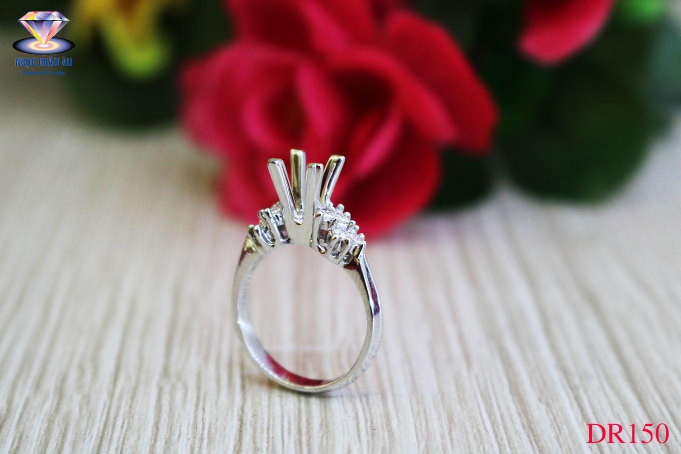 Nhẫn Kim cương thiên nhiên DR150