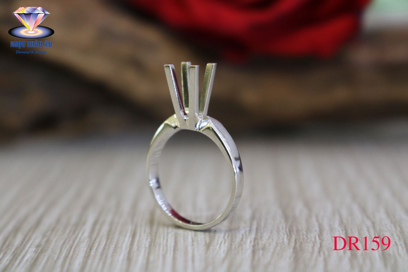 Nhẫn Kim cương thiên nhiên DR159