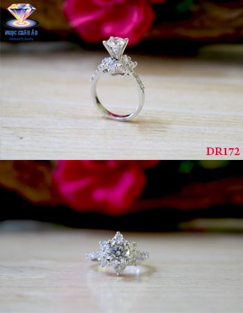 Nhẫn Kim Cương Thiên Nhiên DR172