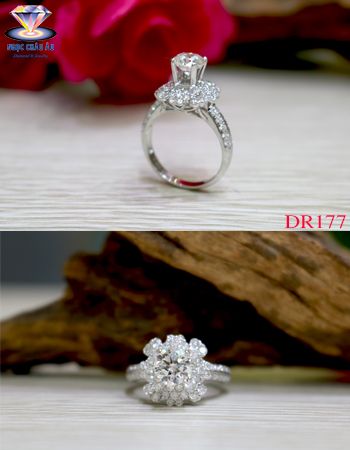 Nhẫn Kim Cương Thiên Nhiên DR177