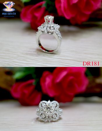 Nhẫn Kim Cương Thiên Nhiên DR181