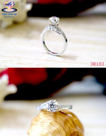 Nhẫn Kim Cương Thiên Nhiên DR183