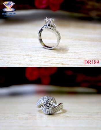 Nhẫn Kim Cương Thiên Nhiên DR189