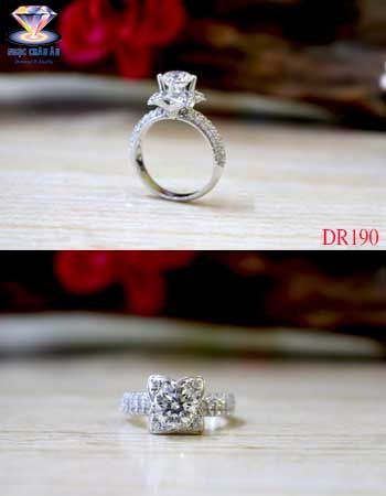 Nhẫn Kim Cương Thiên Nhiên DR190