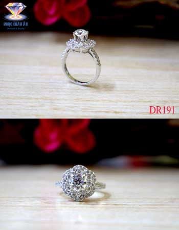 Nhẫn Kim Cương Thiên Nhiên DR191