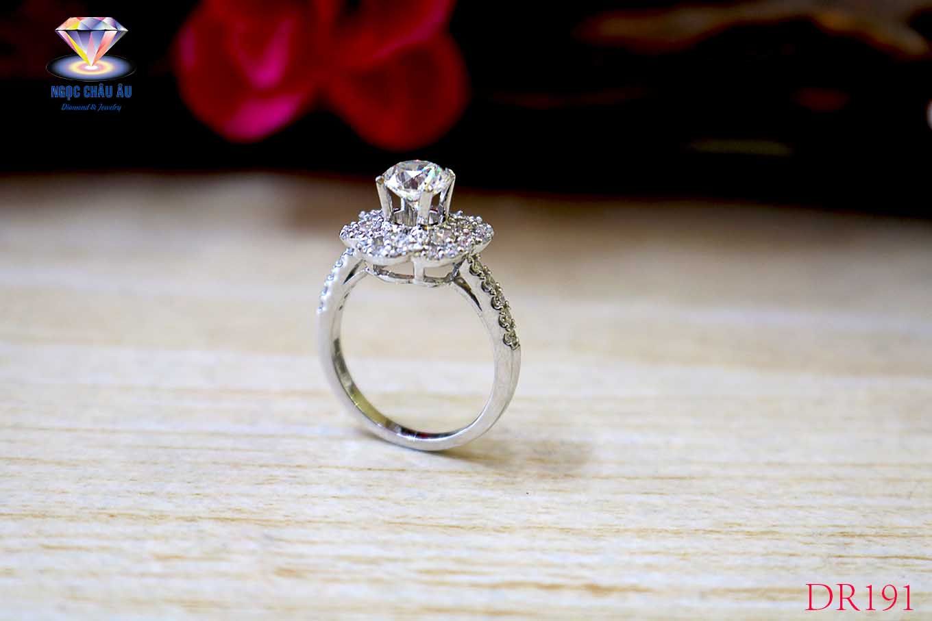 Nhẫn Kim Cương Thiên Nhiên DR191