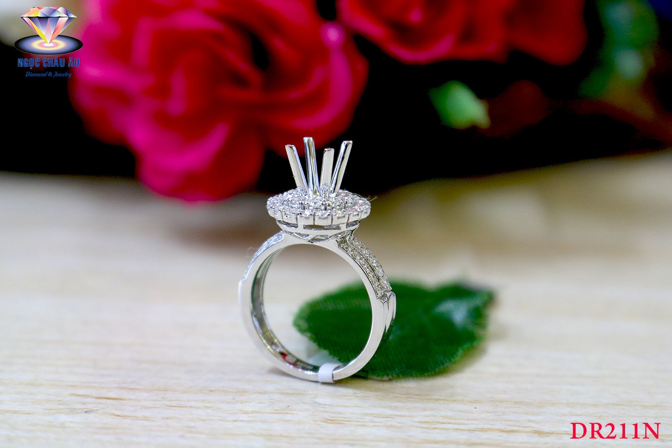 Nhẫn Kim Cương Thiên Nhiên DR211N