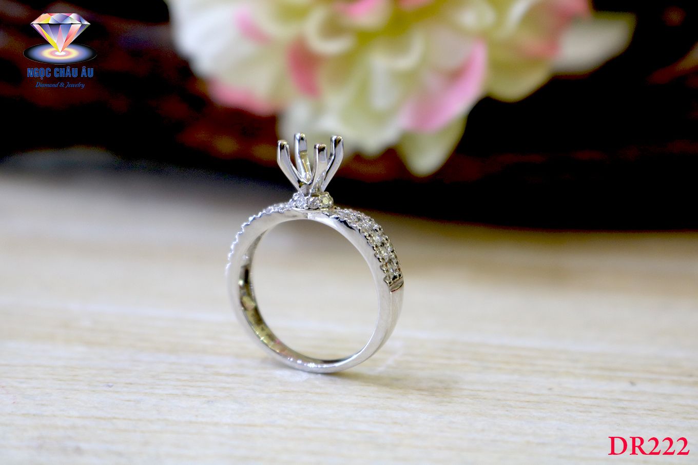 Nhẫn Kim Cương Thiên Nhiên DR222