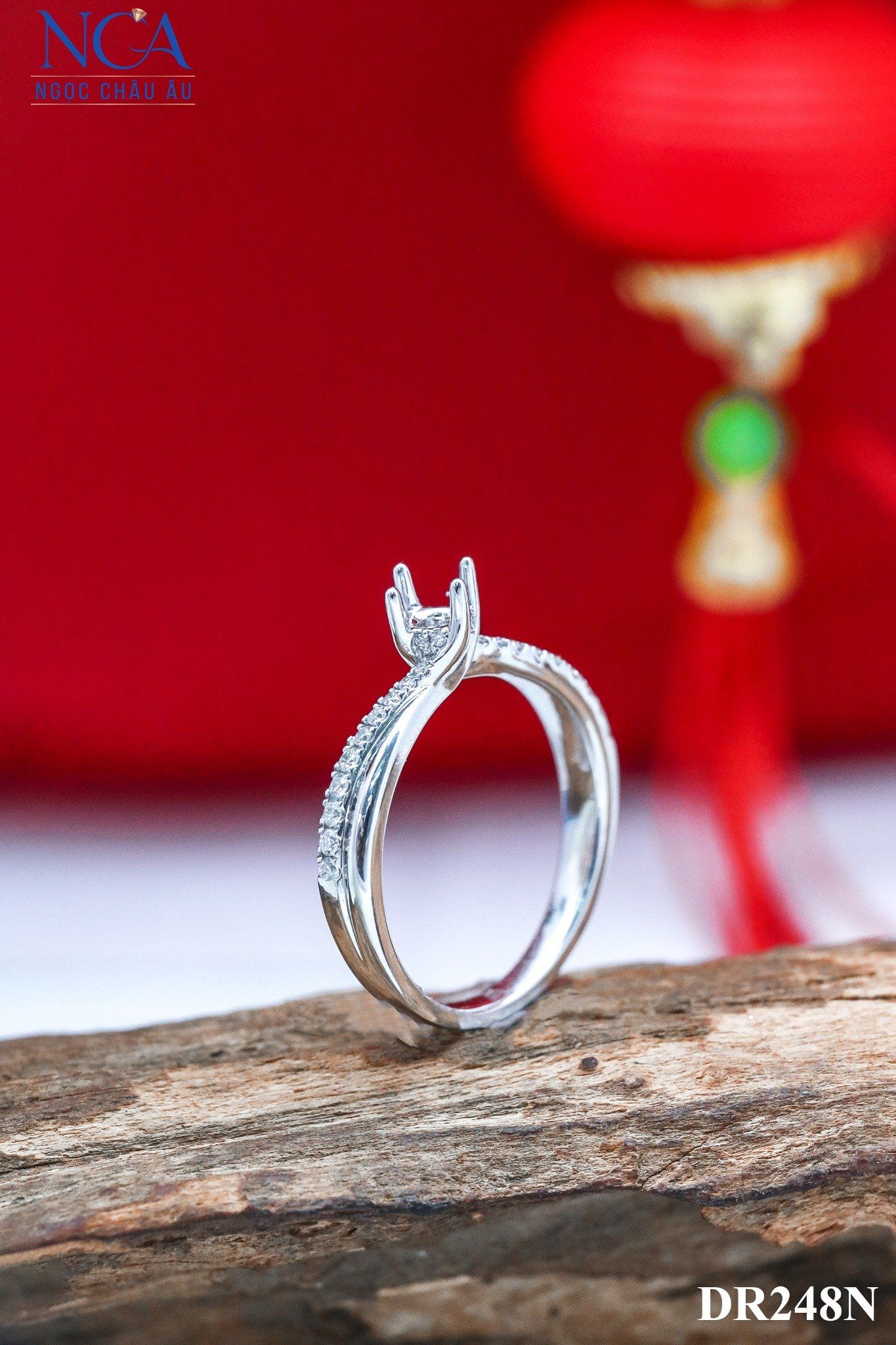 Nhẫn Kim Cương Thiên Nhiên DR248N