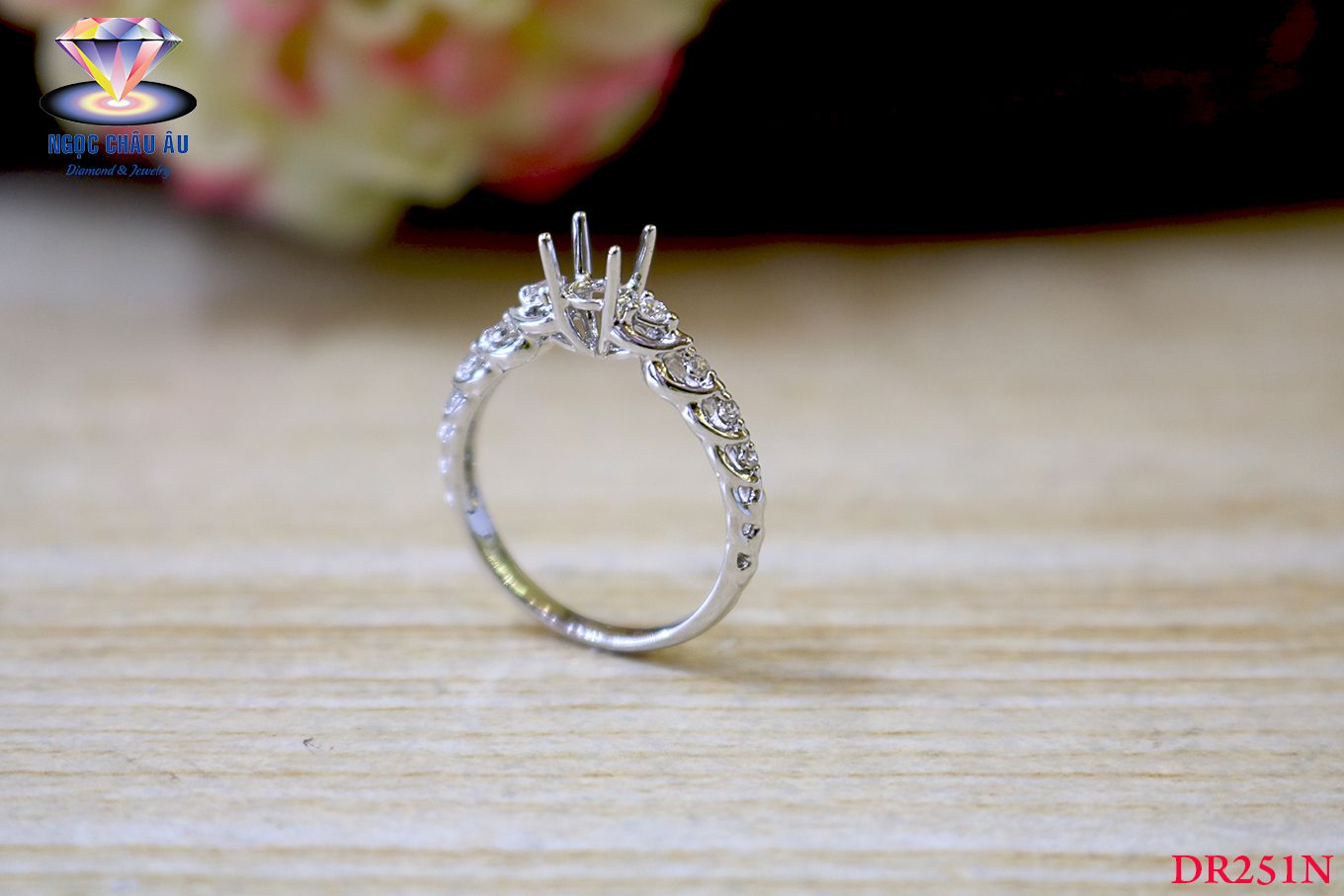 Nhẫn Kim cương thiên nhiên DR251N