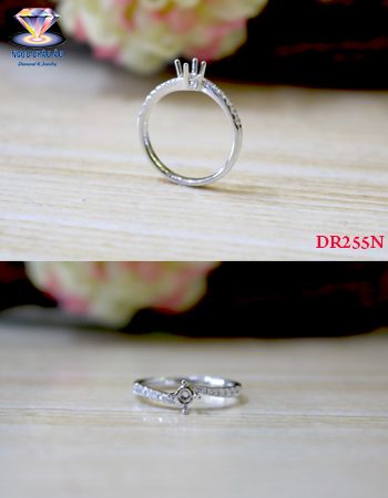 Nhẫn Kim Cương Thiên Nhiên DR255N
