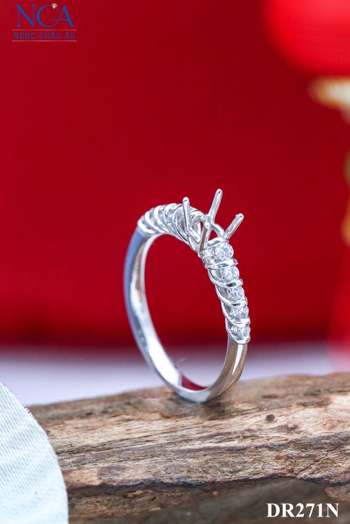 Nhẫn Kim Cương Thiên Nhiên DR271N